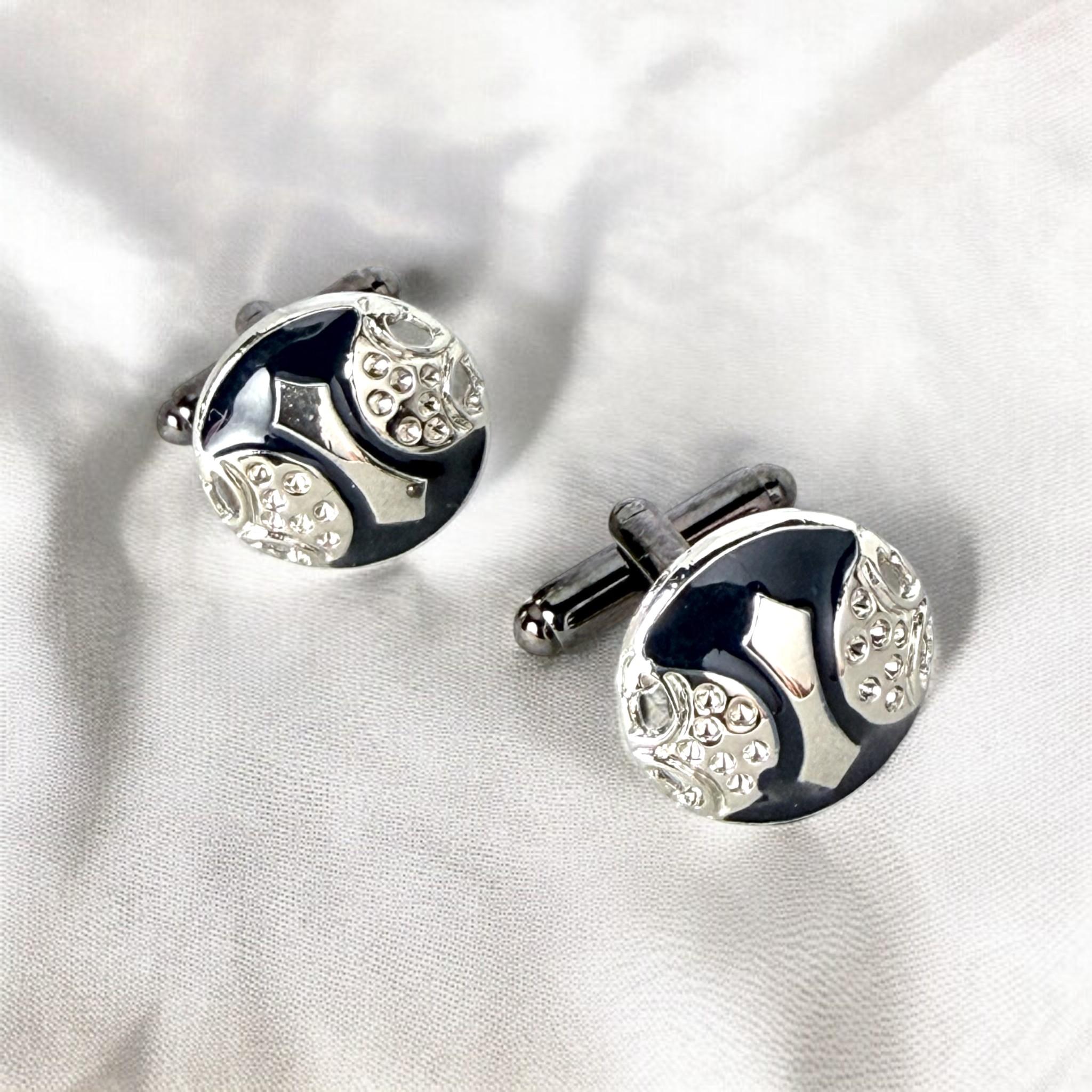 潮紋（ちょうもん）Chōmon カフスボタン Metal 205